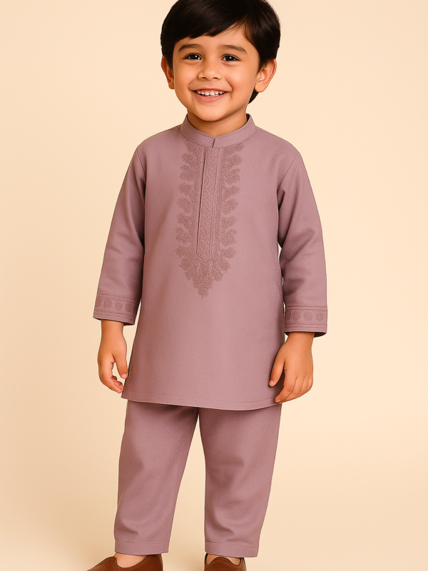 Lavender Kurta Set for Boys