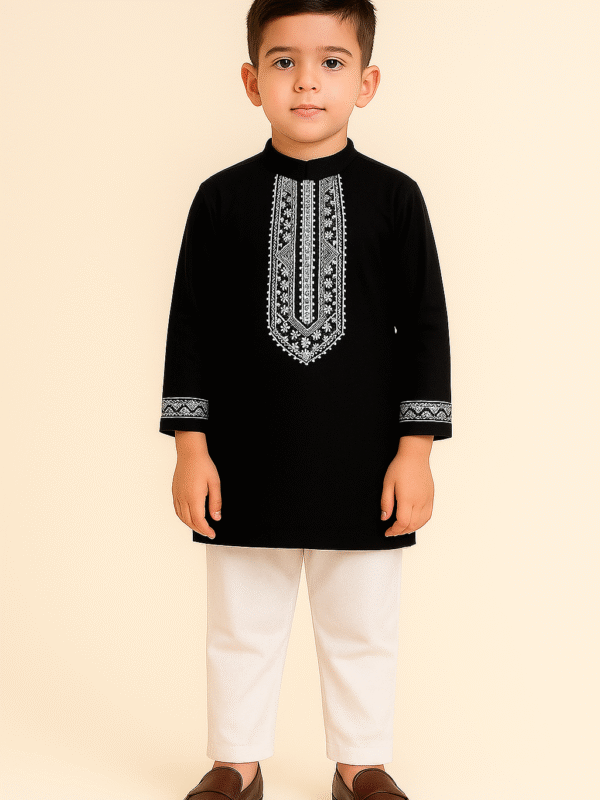 Black Kurta Set for Boys | Ethnic Kidswear by Sheetal Fashion