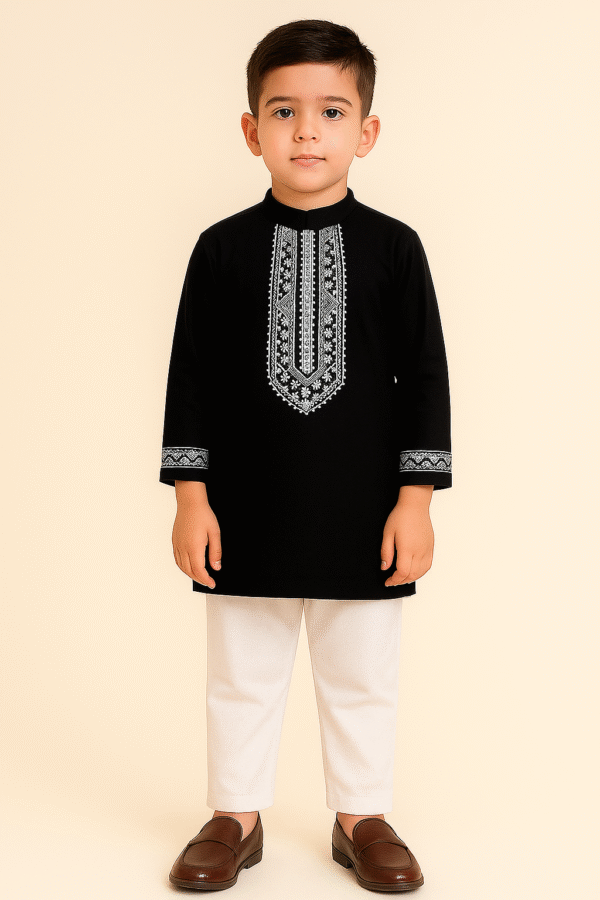 Black Kurta Set for Boys | Ethnic Kidswear by Sheetal Fashion