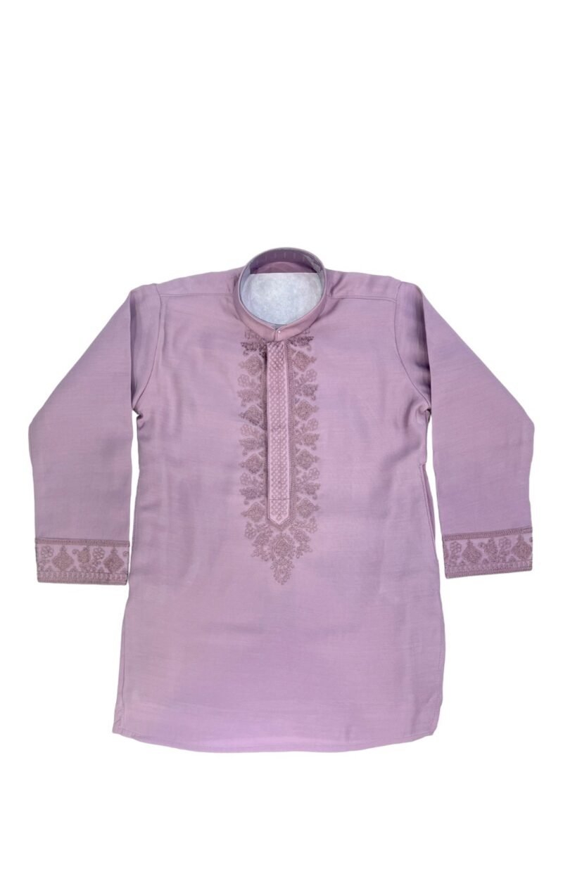 Lavender Kurta Set for Boys - Image 3
