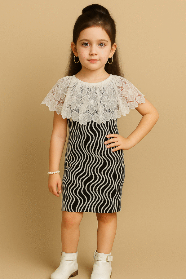 Black Party Dress For Girl's