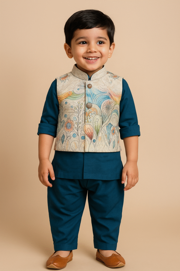 Rama Jacket Kurta Set